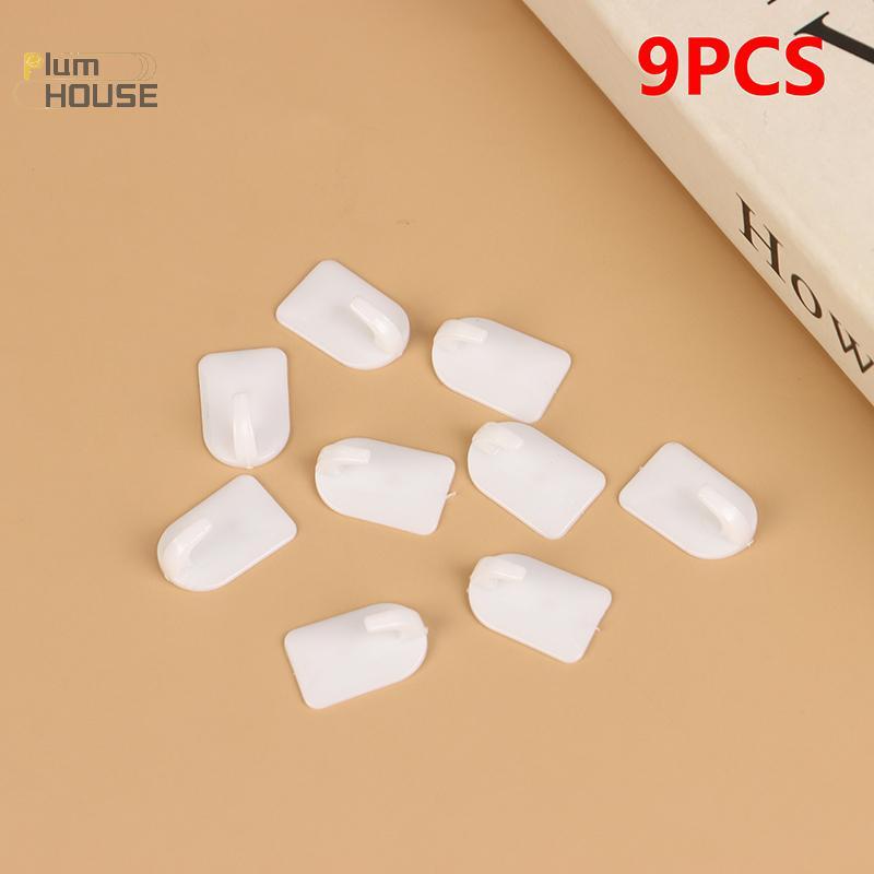 PlumHOUSE 10 Chiếc Móc Nhỏ Đa Năng Mạnh Dính Chìa Khóa Vòng Cổ Trang Trí Móc Nhỏ Sản Phẩm Gia Đình VN