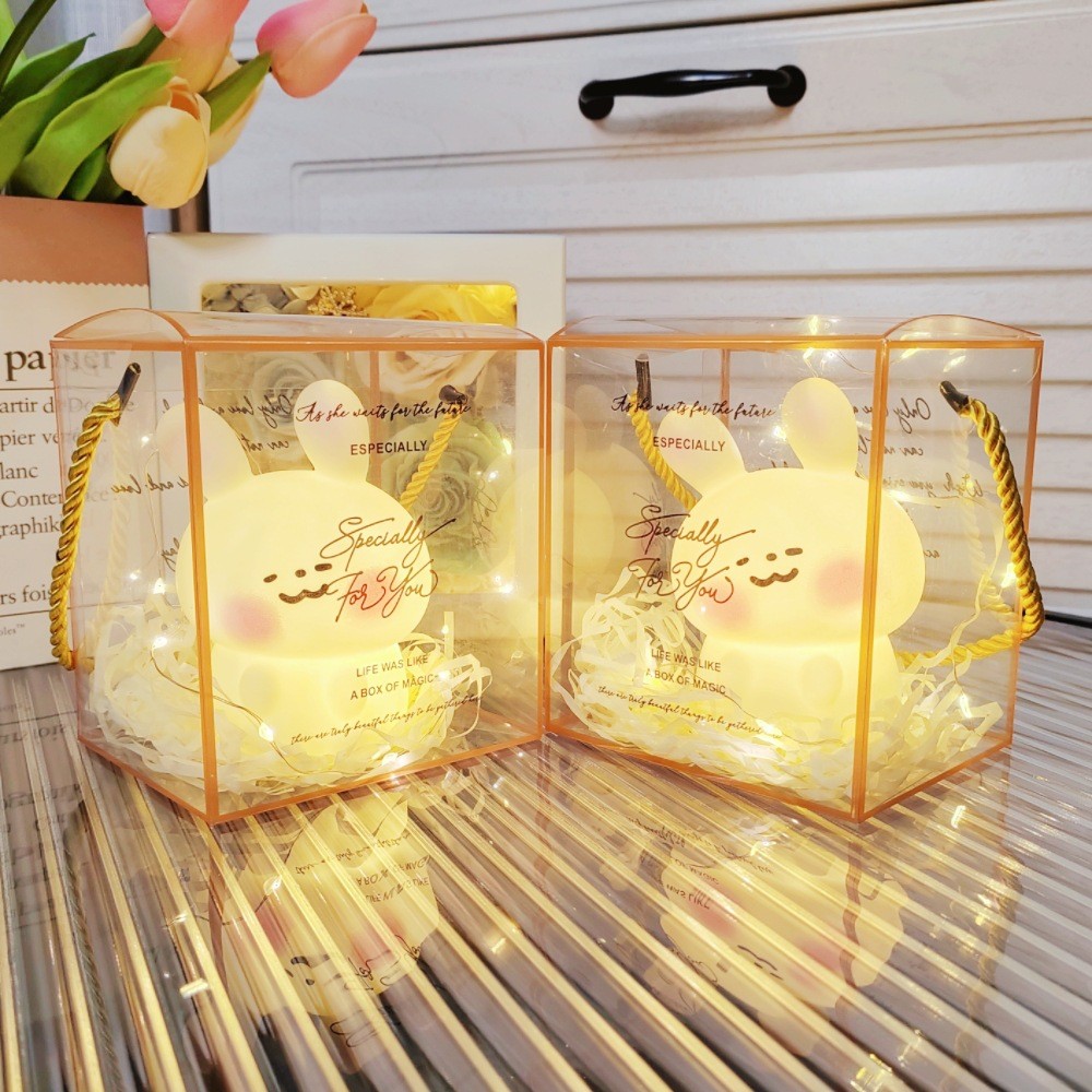 Mới Dễ Thương Dạ Quang Đồ Chơi Bán Chạy Chợ Đêm Influencer Không Khí Đèn Trẻ Em Đèn Ngủ Quà Tặng