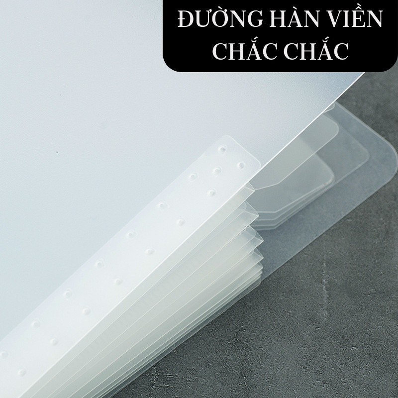 ZJM6 Túi đựng tài liệu DecorMe tệp đựng tài liệu nhiều ngăn kẹp tài liệu A4 đựng đề cương MALAN