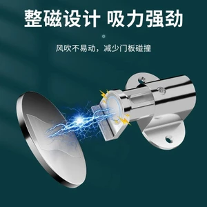 Hút Cửa Không Đục Lỗ Hộ Gia Đình Vô Hình Mạnh Từ Cửa Dừng Từ Tính Cửa Có Thể Điều Chỉnh Hút Đất Tắt Tiếng Hợp Kim Kẽm Hút Cửa111313