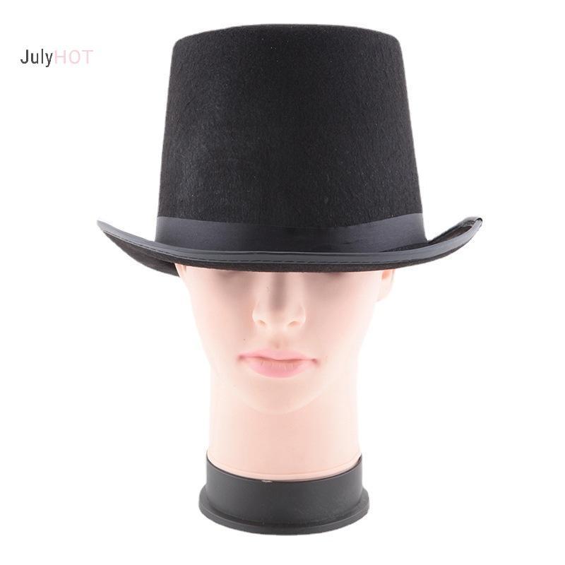 JULYHOT Quý Ông Mad Hat Halloween Trang Phục Dự Tiệc Cảm Thấy Ảo Thuật Gia Mũ Xi Lanh Mũ Dành Cho Nữ Massivedeals