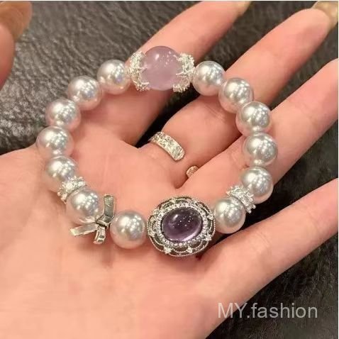 Vòng Tay Ngọc Trai Cao Cấp, Thiết Kế Retro Thanh Lịch và Có Độ Co Dãn