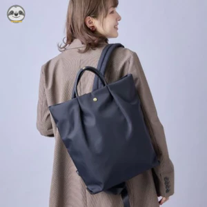 Ba lô chống nước dung tích lớn dành cho nữ / Ba lô di động đi lại bằng Nylon đơn giản / Túi đi học nhẹ dành cho học sinh