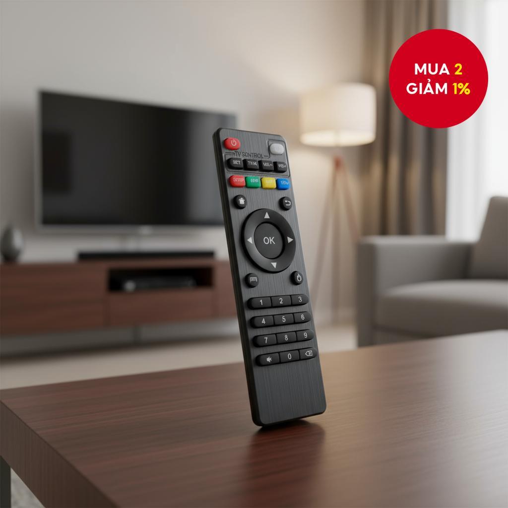 VINABTY X96 Telecomando Di Ricambio Per TV Box Android – Compatibile Con X96 Mini, MXQ Pro, T95, H96 E Altri Modelli