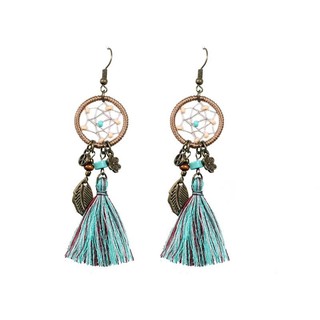 Bông tai handmade bohemian dài phong cách dân tộc retro đơn giản cá tính phù hợp với phụ nữ