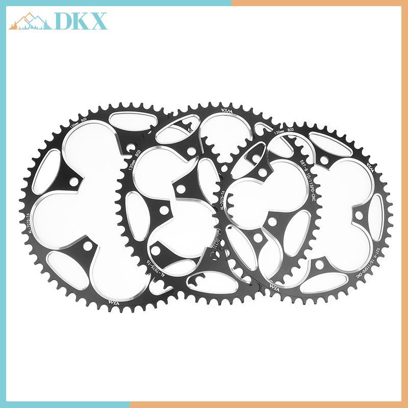 DKX 130 BCD Chainring N Wide Stars 38-60T AL7075 Bánh xích cho xe đạp đường trường Đĩa bánh răng tích cực và âm.