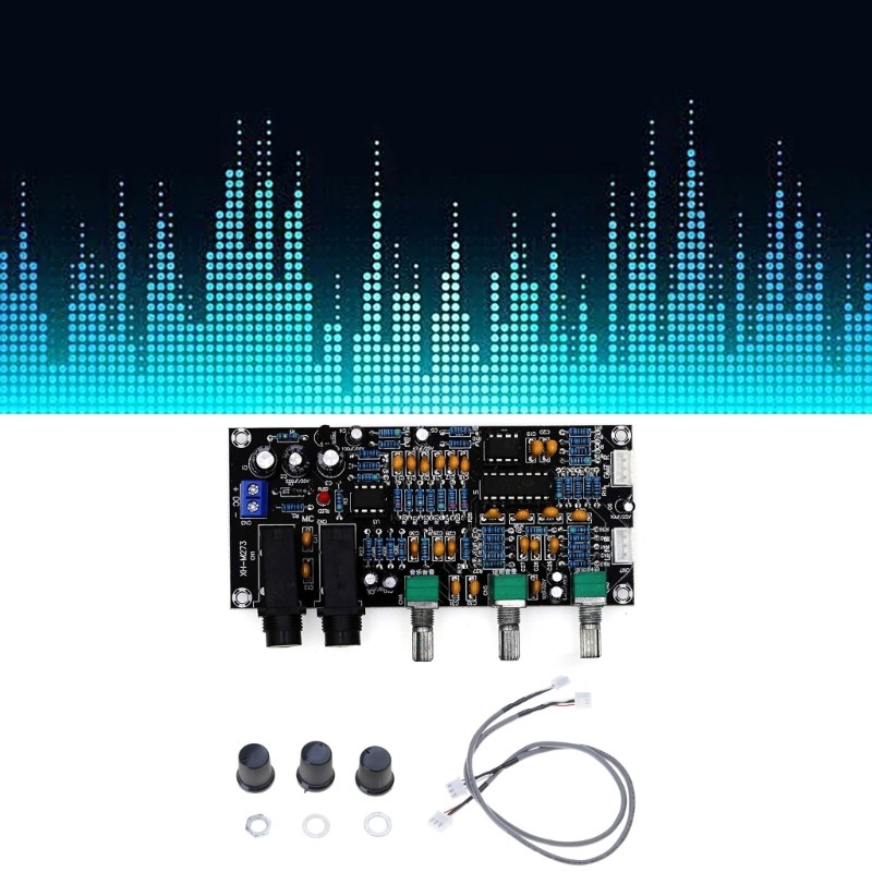 Cinna M273 Karaoke Reverberation Board Mô-đun khuếch đại kỹ thuật số dành cho những người yêu thích âm nhạc và người tổ chức sự kiện nhỏ