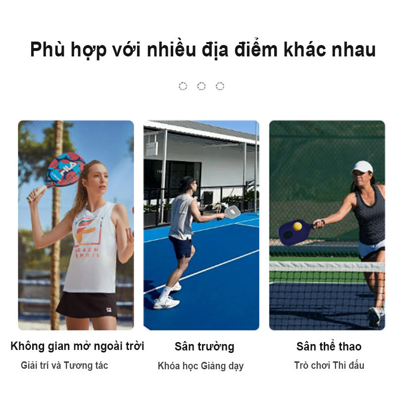 Bóng Pickleball 40 Lỗ Tiêu Chuẩn 74mm - Chất Liệu PE Đàn Hồi Cao, Phù Hợp Tập Luyện & Thi Đấu, Độ Nảy Hoàn Hảo