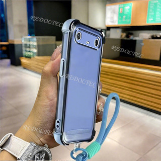 Ốp lưng Tecno Spark Slim Vỏ trong suốt chống sốc có dây buộc 2025 Thiết kế mới Camera Protecion Vỏ điện thoại mềm siêu mỏng Tecno SparkSlim