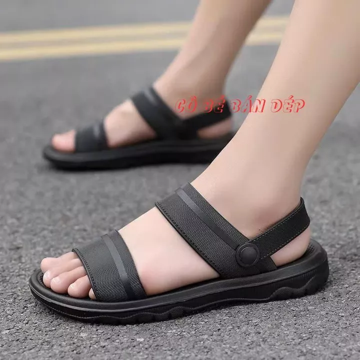 Dép quai hậu sandal nam dép đi biển nam dép nam quai hậu dép chống trượt Dép nam thời trang
