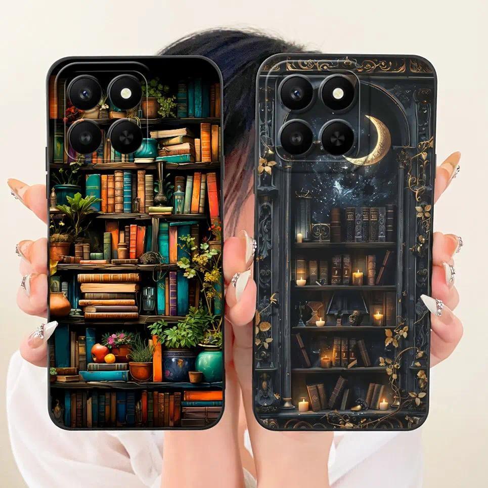 Ốp Cho Honor 400 Smart / Honor X7D 4G Ốp lưng Dragon Sun Moon Night Thẩm Mỹ Ốp Lưng Silicon Lỏng Mềm