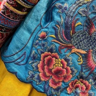 Áo sơ mi nữ cotton phong cách dân tộc vintage, cổ áo ếch, nút thêu nghệ thuật, phù hợp mùa hè