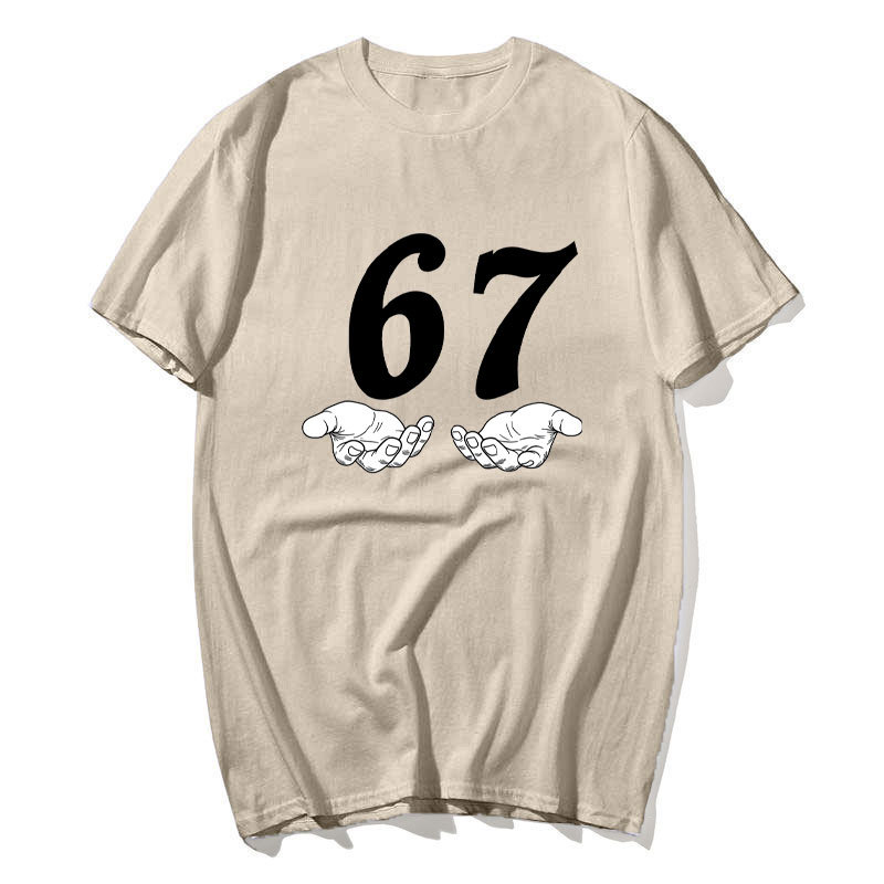 Six Seven Áo Thun Tay Ngắn Cotton Trendy Cho Nam Và Nữ