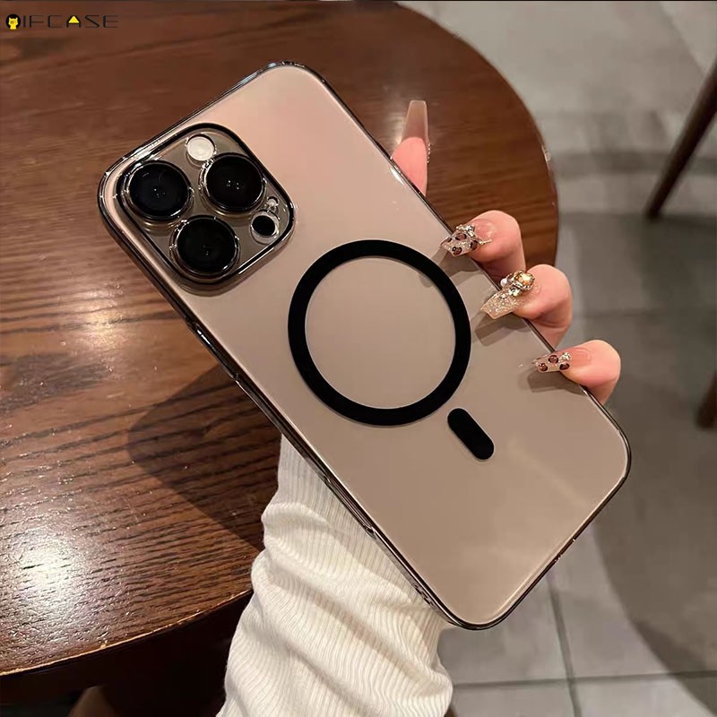 Dành Cho Xiaomi 14 Civi 5 4 Pro 3 2 1S Mix 4 Poco X7 X6 F7 F6 F5 F2 M4 M3 Pro Ultra X4 NFC X3 GT X2 F4 F3 5G Ốp Điện Thoại Từ Đen Xám Trong Suốt Nam Nữ Mềm Mại Vỏ bọc