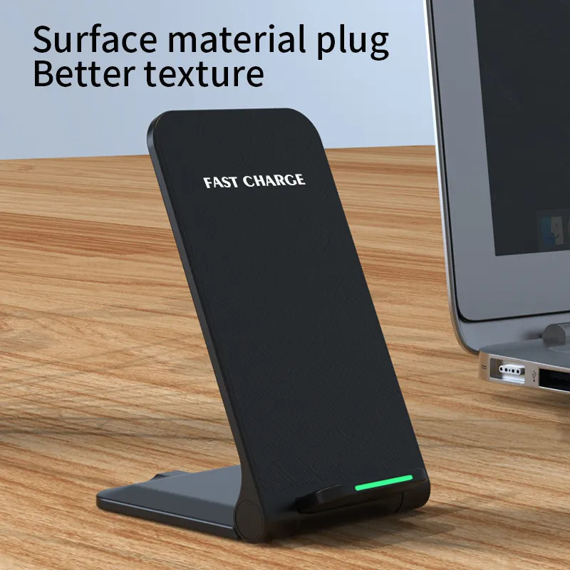 Gấp sạc không dây điện thoại di động sạc nhanh đứng cho iPhone Samsung Huawei Máy tính bảng Xiaomi Universal