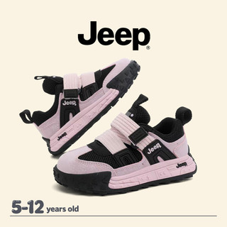 JEEP Giày thể thao lưới thoáng khí cho bé trai và bé gái, đế mềm, phù hợp đi chơi ngoài trời