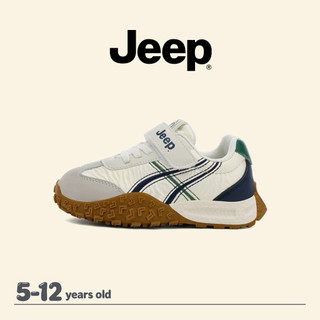 Giày trẻ em JEEP Bé trai Bé gái Mùa thu Velcro Giày chạy bộ ngoài trời chống mài mòn thoải mái