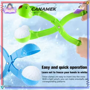 CANAMEK Snowball Maker Clip Trẻ Em Ngoài Trời Mùa Đông Cát Tuyết Khuôn Dụng Cụ Thể Thao Đồ Chơi Ngoài Trời CSF