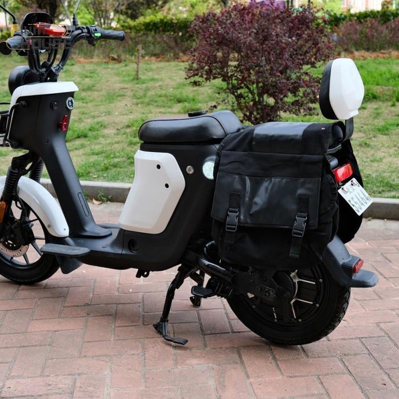PlumHOUSE Túi Xe Máy Dung Tích Lớn Đi Xe Máy Du Lịch Vải Chống Thấm Nước Panniers Hộp Dụng Cụ Bên Túi Túi Dành Cho Xe Máy VN