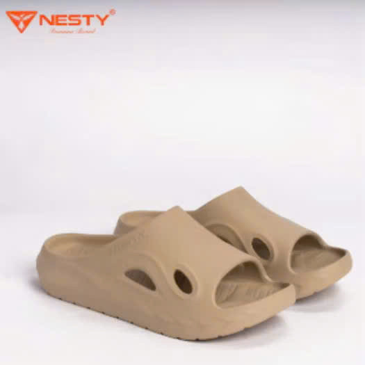 【NE57】Dép Bánh Mì Đúc Nguyên Khối Unisex – Kiểu Dáng Basic, Êm Chân, Chống Trơn Trượt, Siêu Nhẹ