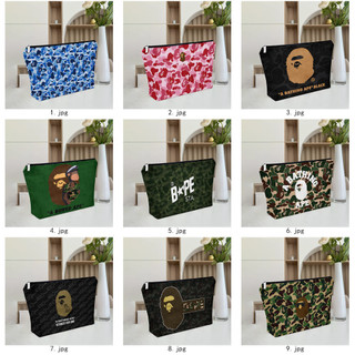 Túi đựng mỹ phẩm họa tiết BAPE phiên bản giới hạn này mang lại cảm giác cao cấp; Đó là túi đựng mỹ phẩm du lịch di động và quà tặng đa chức năng, thiết thực.