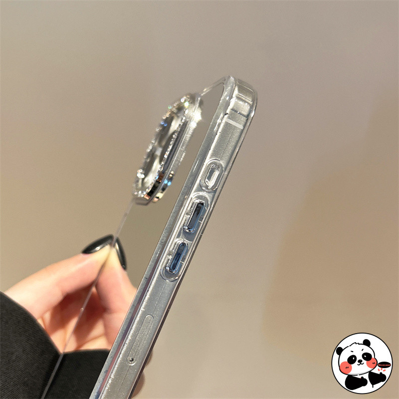 Khung máy ảnh kim cương sáng bóng Vỏ điện thoại Mirro cho Huawei Nova 14 13 13i 12 12i 11 11i 10 Youth 9 8 7 Pro Ultra SE Y91 Y73 Y72 4G 5G Vỏ mềm đơn giản sang trọng dễ thương