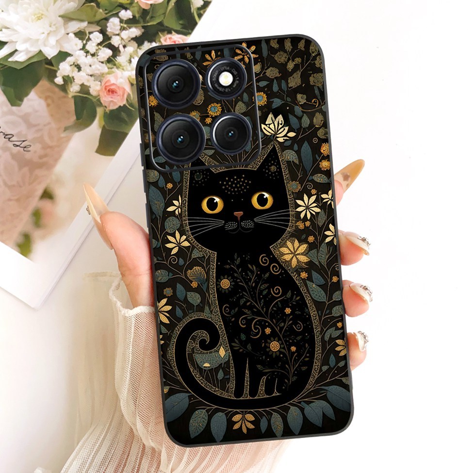 Ốp lưng Motorola Moto G86 Power 5G Vỏ silicon hình mèo dễ thương thời trang hình bướm ngộ nghĩnh