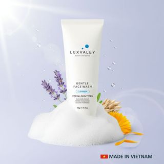 SỮA RỬA MẶT LUXVALEY CHO DA NHẠY CẢM – PH 5.5 AN TOÀN, LÀM DỊU VÀ PHỤC HỒI DA