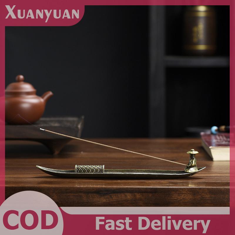 XUAN Sáng Tạo Giá Đỡ Hương Thuyền Ông Già Câu Cá Phong Cách Nhật Bản Hương Dính Đốt Hương Liệu Trang Trí Trang Trí Nhà VN