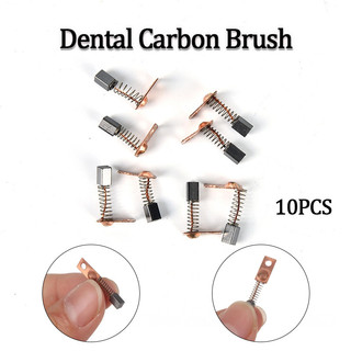 10 Chiếc Bàn Chải Carbon Nha Khoa Máy Mài Nha Khoa Micromotor Tay Cầm Mạnh Bàn Chải Carbon Đa Năng Máy Mài Điện Thay Thế
