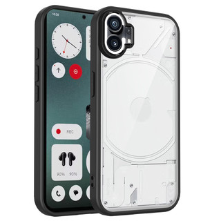 For Nothing Điện thoại Nothing Phone 1 Ốp lưng cứng trong suốt Khung silicon mềm Chống rơi Vỏ mỏng chống sốc