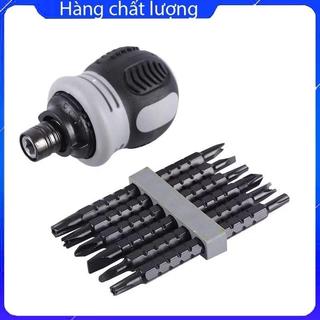 CR-V Tua Vít Trợ Lực Đảo Chiều Có Nam Châm Chất Liệu Thép CR-V Bền Bỉ với 6 Đầu Vít Đa Năng