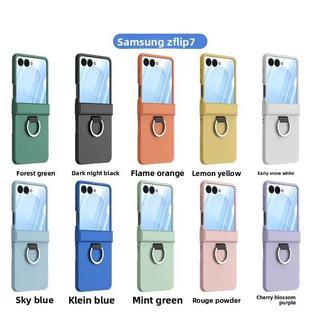 Ốp Điện Thoại Gấp Nhẫn Cho Samsung Galaxy Z Flip 7 6 5 4 3 ZFlip7 FE Bao Gồm Tất Cả Bản Lề Bảo Vệ Chống Sốc