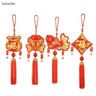 Tutu Lễ Hội Mùa Xuân Mặt Dây Chuyền Màu Đỏ Túi May Mắn Đèn Lồng Đồ Trang Trí Nhỏ Cho Phòng Khách Trung Quốc Trang Trí Năm Mới VN