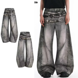 Quần Jean Nam Phong Cách Harajuku từ Nhật Bản, Thiết kế Unisex