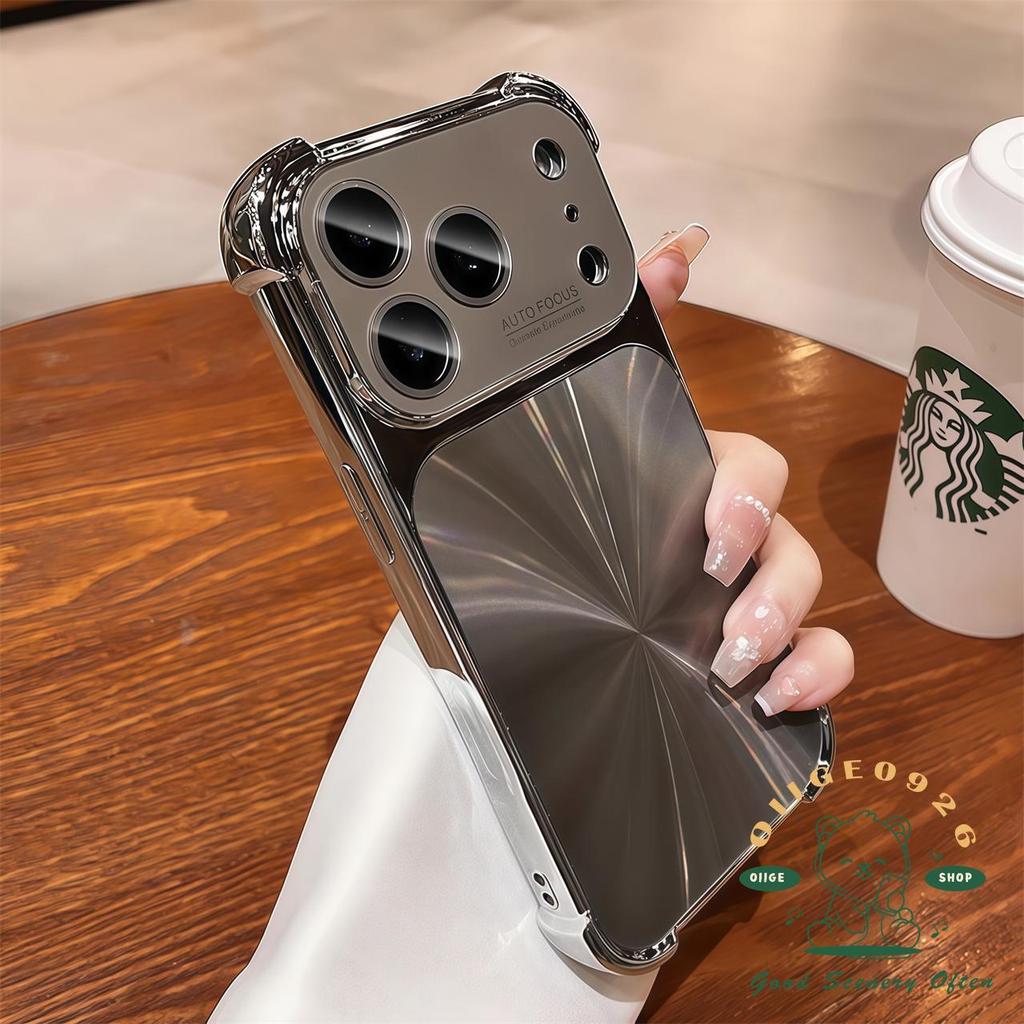 【 Ốp lưng iPhone17 】 Mạ túi khí Aurora Vỏ điện thoại iphone17 Pro Max16 15 14 13 cho vỏ iPhone Vỏ mềm silicon TPU chống sốc