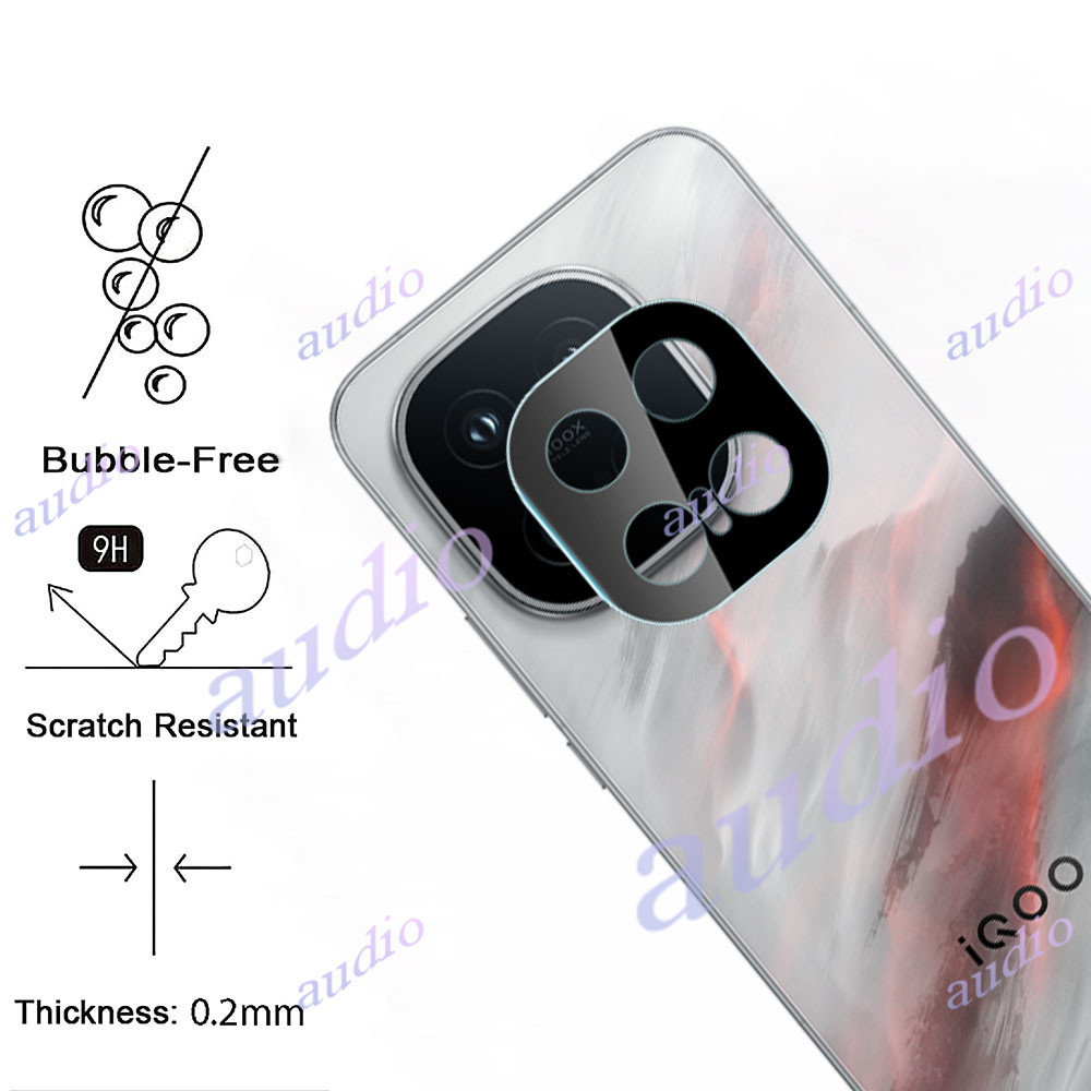IQOO 15 5G 2025 Kính cường lực 3D cong bảo vệ ống kính camera, full cover, 1-3 chiếc