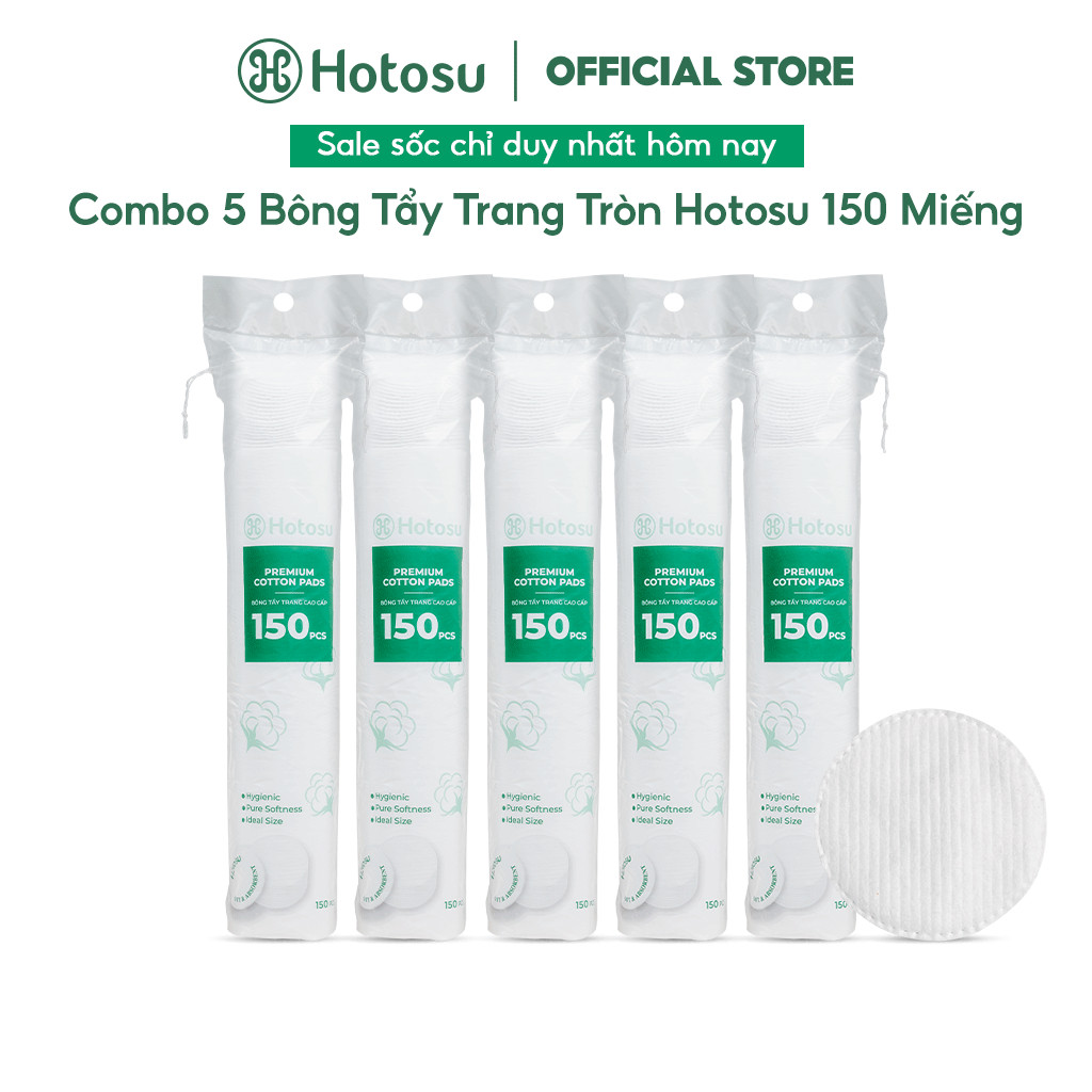Bông Tẩy Trang Osu 150 Miếng - Hình ảnh thực tế