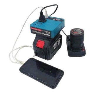 【Hỷ】Thiết bị chuyển đổi nguồn 18V-21V lên 220V công suất 220W chân cắm tiêu chuẩn đảm bảo hiệu suất làm việc ổn định