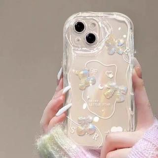 Ốp Lưng Gấu Hoa 3D Thời Trang Cho Honor 400 Lite X6C X8C X8A X9B X9C X7C 200 Smart X8B X7B X6 X6S X7A X7 X6A X8A X8 X6B X5B X5 Plus Magic 7 6 Lite Vỏ Điện Thoại