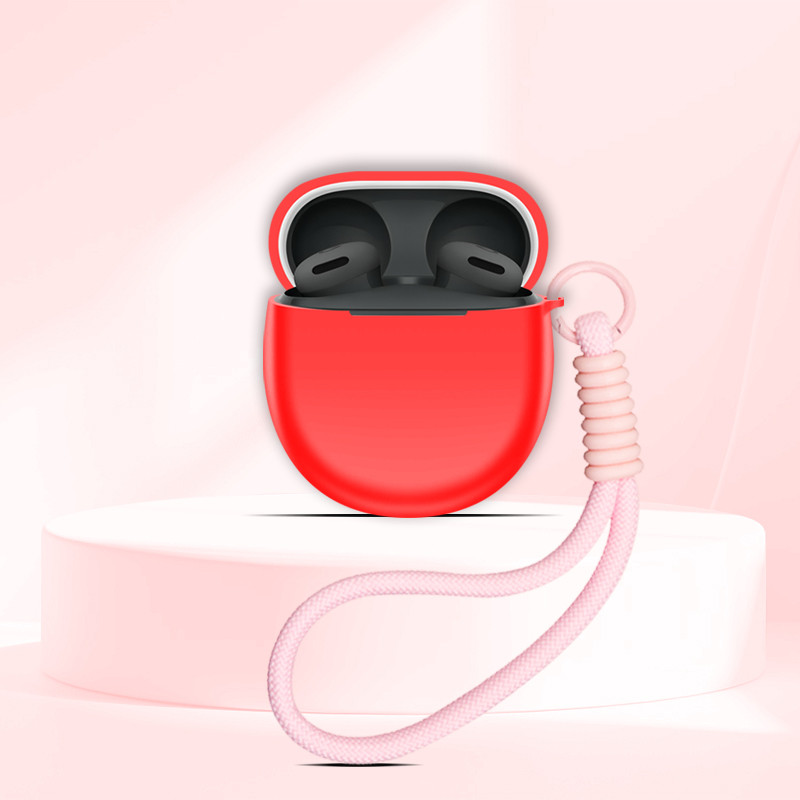 Dành Cho Google Pixel Buds 2A Tai Nghe Silicon Vỏ Bảo Vệ Tai Nghe Chống Sốc Vỏ Mềm Tay Chống Bụi Bảo Vệ Tai Nghe Vỏ Mềm Có Dây Buộc