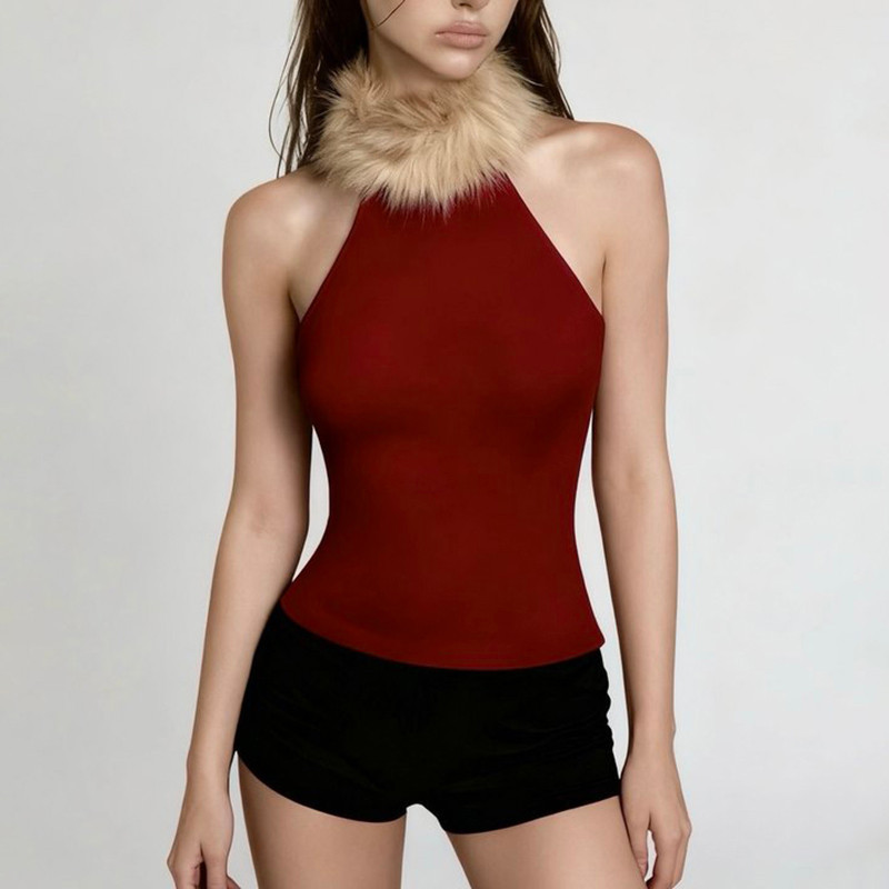 Vest Villus casual nữ mỏng thoáng khí, phong cách vintage, phù hợp mùa hè