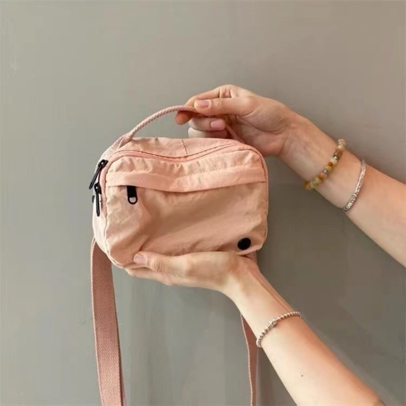 GC2 Túi Đeo Ngang Màu Macaron Thời Trang Dành Cho Nữ Nylon Chống Thấm Nước Ngoài Trời Túi Điện Thoại CG2