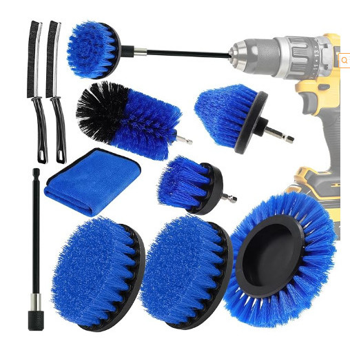 Bán Bàn Chải Khoan Điện 11 Mảnh Bộ Bàn Chải Làm Sạch Điện Đầu Bộ Vệ Sinh Gia Đình Đánh Bóng Đánh Bóng Loại Bỏ Bụi CIMZ
