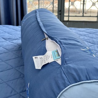 Vỏ Gối Ôm Hàn Quốc K-Bedding by Everon KMTS 80x100cm – Microtencel Mềm Mịn, Thêu Họa Tiết Sang Trọng, 1 Cái