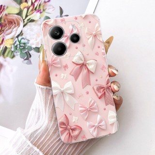 Dành Cho Xiaomi Redmi Note 14 4G / Note14 Pro 4G Mới Thanh Lịch Họa Tiết Mèo Vỏ Silicon Mềm TPU Điện Thoại