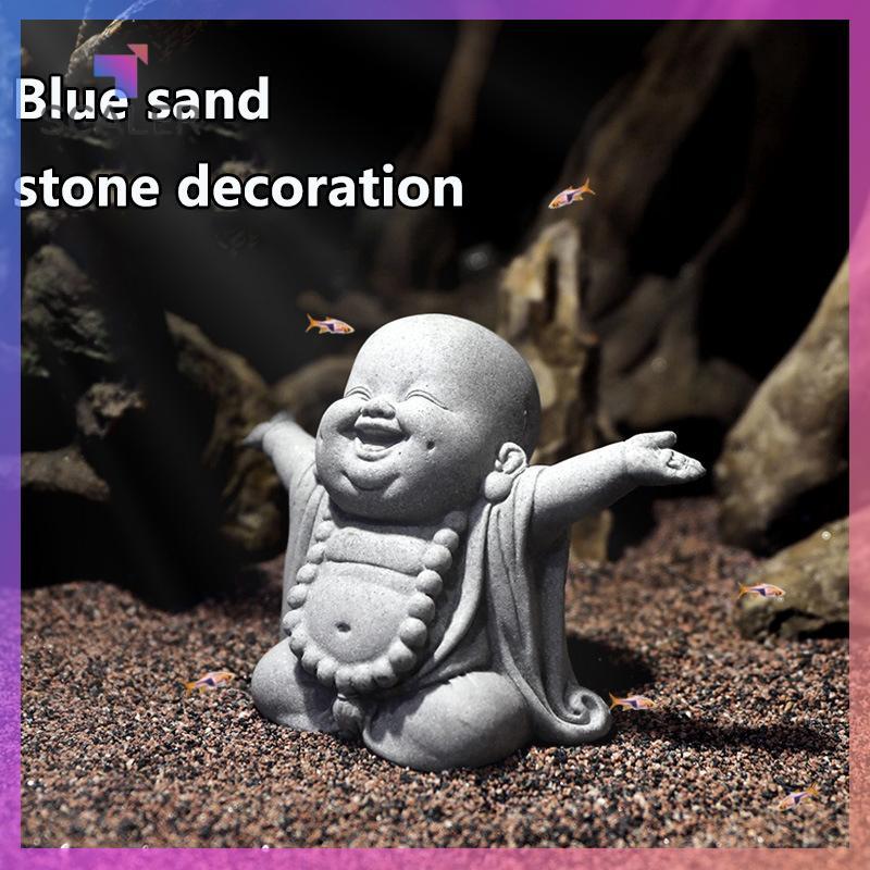 SCALER Lapis Lazuli Nhỏ Monk Mô Hình Đồ Trang Trí Linh Vật Để Bàn Trang Trí Đồ Trang Trí Sáng Tạo Micro-Landscape.