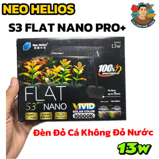 NEO-HELIOS- S3 FLAT NANO PRO+ 13W - ĐÈN LED KẸP MINI BỂ CÁ ĐỔI MÀU CÁ KHÔNG ĐỔI MÀU NƯỚC