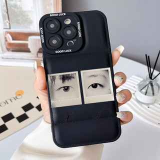 Ốp điện thoại hình ảnh đen trắng Shatou Art cho iPhone 17 / 16E / 15 Plus / 14 / 13 / 12 / 11 / Pro Max. Chống sốc rơi. Hộp đựng túi khí kiểu áo khoác silicon lỏng che phủ toàn diện