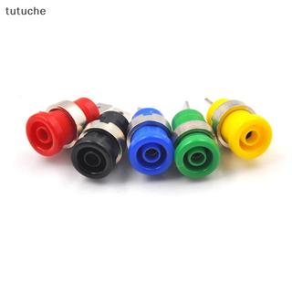 Tutu 5 Cái 4mm Chuối Phích Cắm Nữ Jack Ổ Cắm Cắm Dây Kết Nối 5 Màu VN